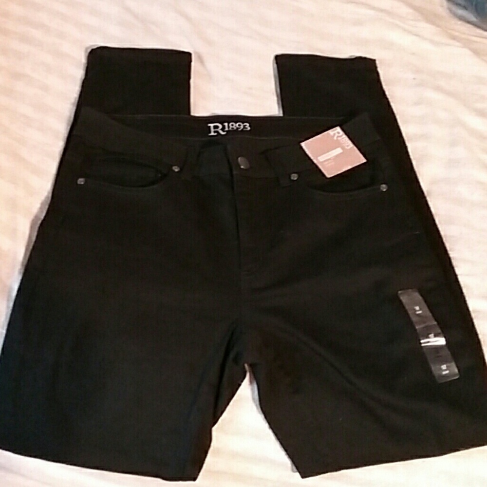 Black R1893 skinnies